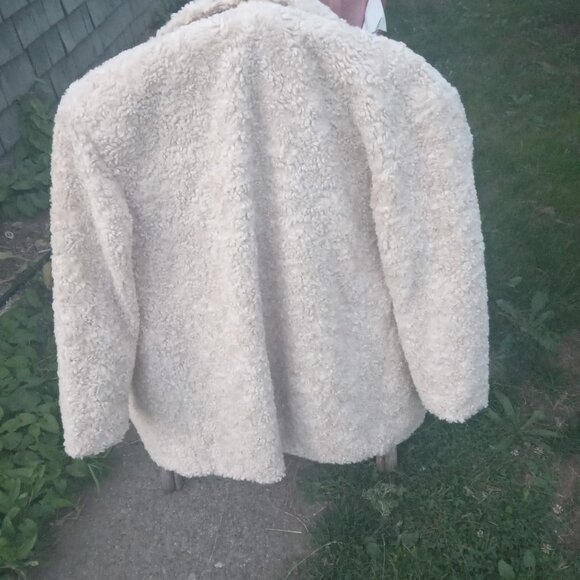 Relaxed-Fit Three-Button Teddy Coat RW CO - Picture 5 of 8